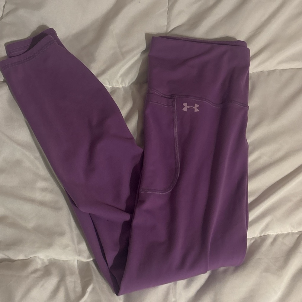 Purple under armor leggings